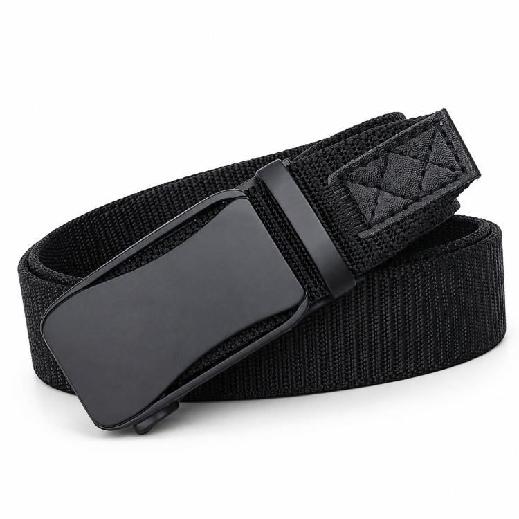 Cintura elastica da uomo in nylon con fibbia automatica