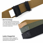 Cintura elastica da uomo in nylon con fibbia automatica