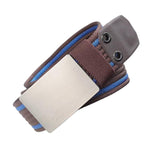 Cintura da uomo in nylon, casual, in tela, da lavoro, con fibbia liscia in lega di zinco., 115cm, 125cm