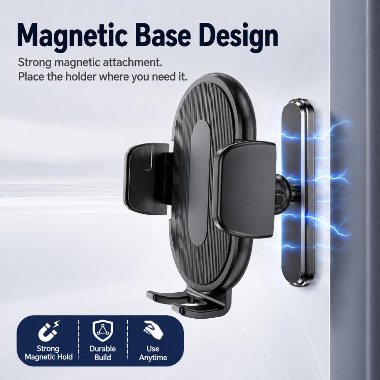 Supporto magnetico per telefono da palestra con clip, girevole a 360 gradi, supporto per telefono da allenamento, C20C-CZ17