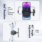 Supporto magnetico per telefono da palestra con clip, girevole a 360 gradi, supporto per telefono da allenamento, C20C-CZ17