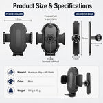 Supporto magnetico per telefono da palestra con clip, girevole a 360 gradi, supporto per telefono da allenamento, C20C-CZ17