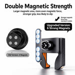 Supporto magnetico per telefono da palestra con clip, girevole a 360 gradi, ideale per l'allenamento., C20C-J6