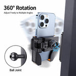 Supporto magnetico per telefono da palestra con clip, girevole a 360 gradi, ideale per l'allenamento., C20C-J6