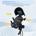 Supporto per telefono da moto con ricarica wireless e porte A+C