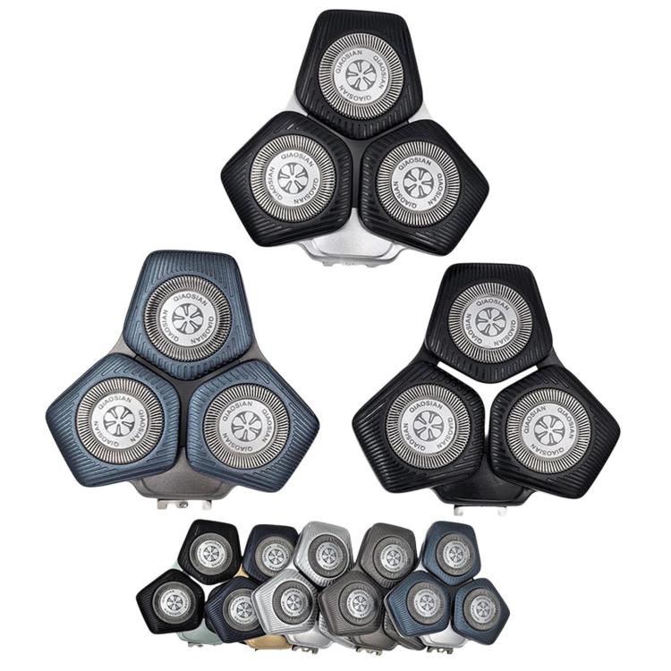 Testina di ricambio per rasoio QIAOSIAN per lama Philips SH71, compatibile con S7000 / S5000 / S7731 / S5531 / S5832, Black, Blue Grey, Black Purple, Blue Silver, Grey, Gold Grey, Silver, Silver Black, Black Green, Blue Gold, Black+Base, Blue Grey + Ba...