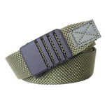 Cintura da uomo in nylon con fibbia automatica, ideale per lavoro, tempo libero e abbigliamento in denim., 105cm, 115cm, 125cm