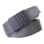 Cintura da uomo in nylon con fibbia automatica, ideale per lavoro, tempo libero e abbigliamento in denim., 105cm, 115cm, 125cm