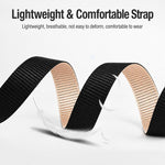 Cintura da uomo casual in nylon con fibbia ad ardiglione girevole a 360 gradi., 105cm, 115cm, 125cm