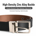 Cintura da uomo casual in nylon con fibbia ad ardiglione girevole a 360 gradi., 105cm, 115cm, 125cm