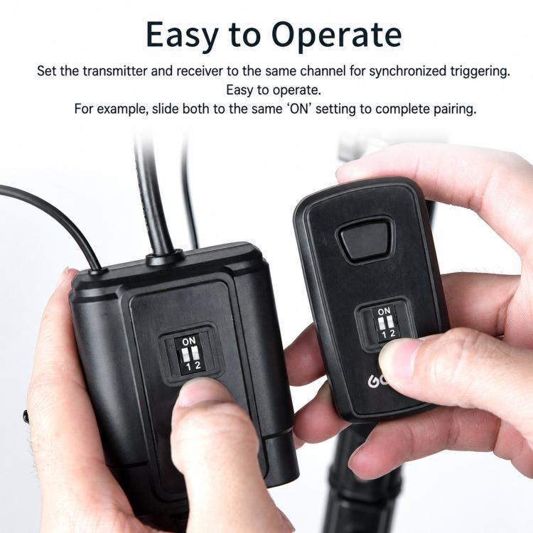 Sincronizzazione flash flash universale wireless Godox DM16 per fotocamere DSLR, Transmitter, Receiver, Transmitter+Receiver, Transmitter+2 Receiver, Transmitter+3 Receiver