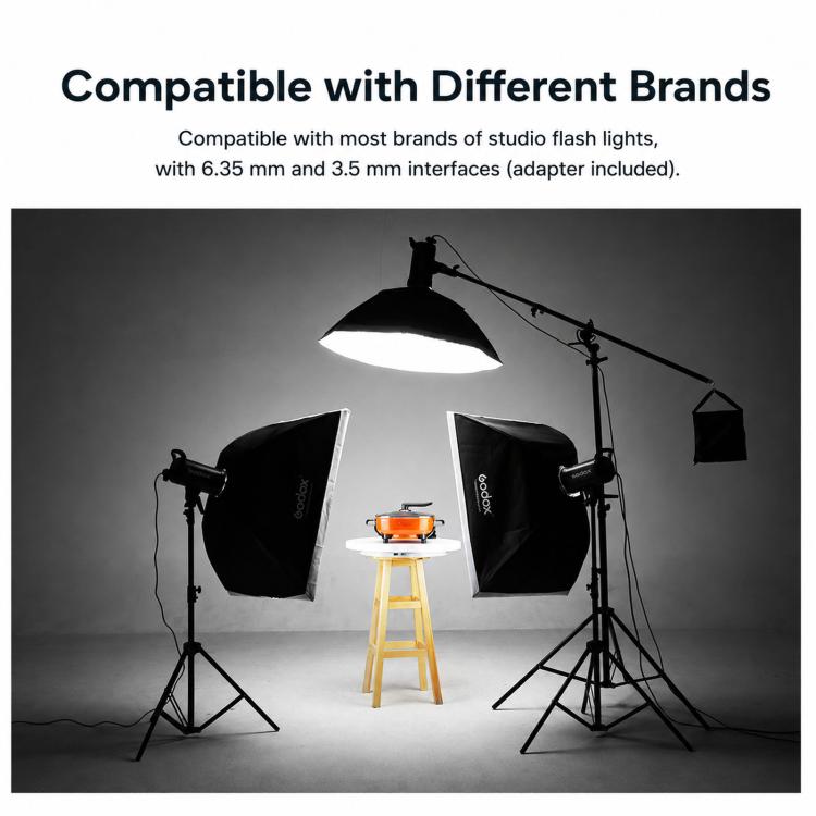 Sincronizzazione flash flash universale wireless Godox DM16 per fotocamere DSLR, Transmitter, Receiver, Transmitter+Receiver, Transmitter+2 Receiver, Transmitter+3 Receiver