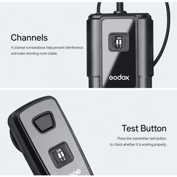 Sincronizzazione flash flash universale wireless Godox DM16 per fotocamere DSLR, Transmitter, Receiver, Transmitter+Receiver, Transmitter+2 Receiver, Transmitter+3 Receiver
