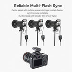 Ricevitore flash wireless Godox AT-16 a 16 canali, trigger universale per fotocamera., Transmitter, Receiver, Transmitter+Receiver, Transmitter+2 Receiver, Transmitter+3 Receiver