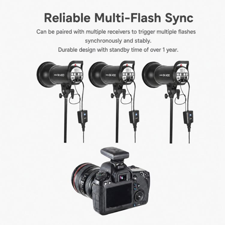 Ricevitore flash wireless Godox AT-16 a 16 canali, trigger universale per fotocamera., Transmitter, Receiver, Transmitter+Receiver, Transmitter+2 Receiver, Transmitter+3 Receiver