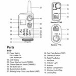 Luce da studio, trigger per flash della fotocamera, Godox Transmitter, Godox FT16 Receiver, Godox FT16 Transmitter+Receiver, Godox FT16 Transmitter+2 Receiver, Godox FT16 Transmitter+3 Receiver, Godox FT16-S Receiver, Godox FT16-S Transmitter+Receiver ...