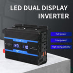 Inverter a onda sinusoidale XUYUAN da 12V a 110V per auto, 500W con display