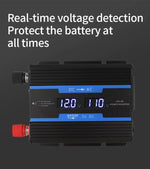 Inverter a onda sinusoidale XUYUAN da 12V a 110V per auto, 500W con display