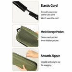 BK-011 Borsa a tracolla pieghevole da esterno, sgabello portatile, sedia pieghevole semplice, Khaki Small, Khaki Large, Green Small, Green Large, Black Small, Black Large
