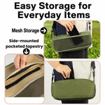 BK-011 Borsa a tracolla pieghevole da esterno, sgabello portatile, sedia pieghevole semplice, Khaki Small, Khaki Large, Green Small, Green Large, Black Small, Black Large