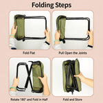 BK-011 Borsa a tracolla pieghevole da esterno, sgabello portatile, sedia pieghevole semplice, Khaki Small, Khaki Large, Green Small, Green Large, Black Small, Black Large