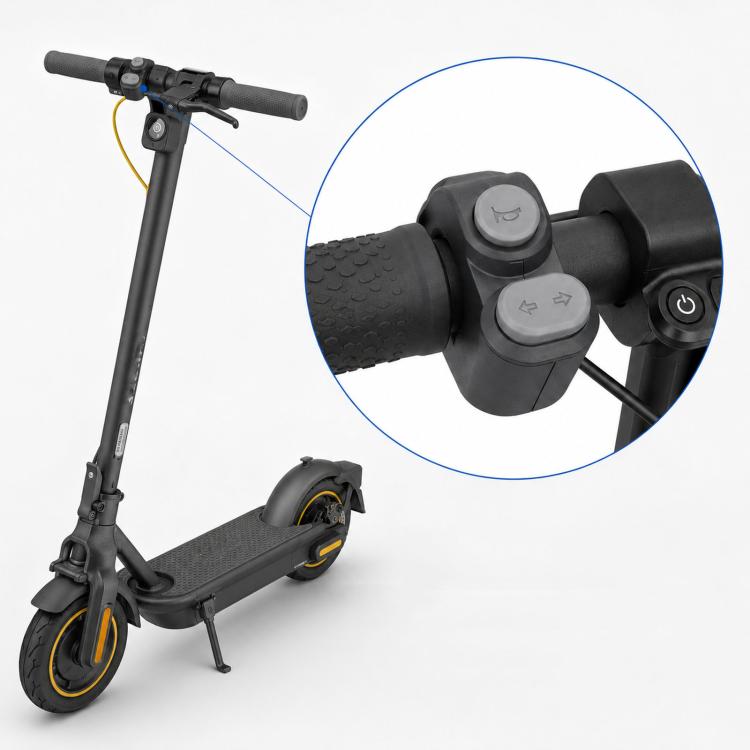 Interruttore clacson e indicatori di direzione per Segway Ninebot MAX G2, pulsante di controllo sul manubrio dello scooter elettrico., Horn & Turn Signal Switch