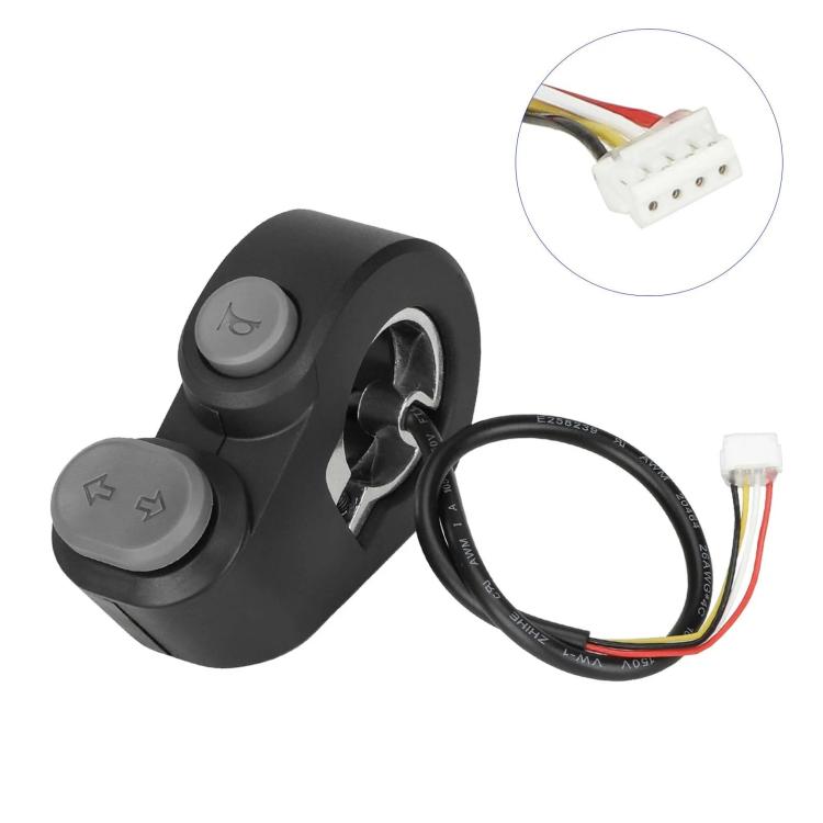 Interruttore clacson e indicatori di direzione per Segway Ninebot MAX G2, pulsante di controllo sul manubrio dello scooter elettrico., Horn & Turn Signal Switch