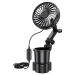 Portabicchieri per auto SHUNWEI 2 in 1 con ventola regolabile e multifunzionale., SD-2704