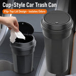 Cestino multifunzionale per auto, mini secchio portaoggetti per veicolo e posacenere, Car Trash Can With Lid