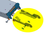 Ricambi per la riparazione del braccio oscillante della forcella anteriore della sospensione del monopattino elettrico Segway Ninebot MAX G2, Right Side, Left Side