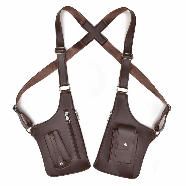 WEIXIER Borsa a tracolla sottobraccio in pelle PU, zaino/borsa a tracolla regolabile per abbigliamento da lavoro