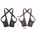 WEIXIER Borsa a tracolla sottobraccio in pelle PU, zaino/borsa a tracolla regolabile per abbigliamento da lavoro
