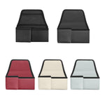 Portabicchieri multifunzionale per auto, pieghevole, con vano portaoggetti laterale per finestrino e portiera., Oxford Fabric Black, Leather Black, Leather Grey, Leather Beige, Leather Red