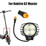 Faro a LED per monopattino elettrico KuKirin G2 Master con spina impermeabile a 3 pin., Headlight