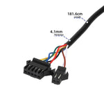 Kit acceleratore con display LCD e controller per motore brushless da 350 W per monopattino elettrico S886, 36 V/48 V 13 A