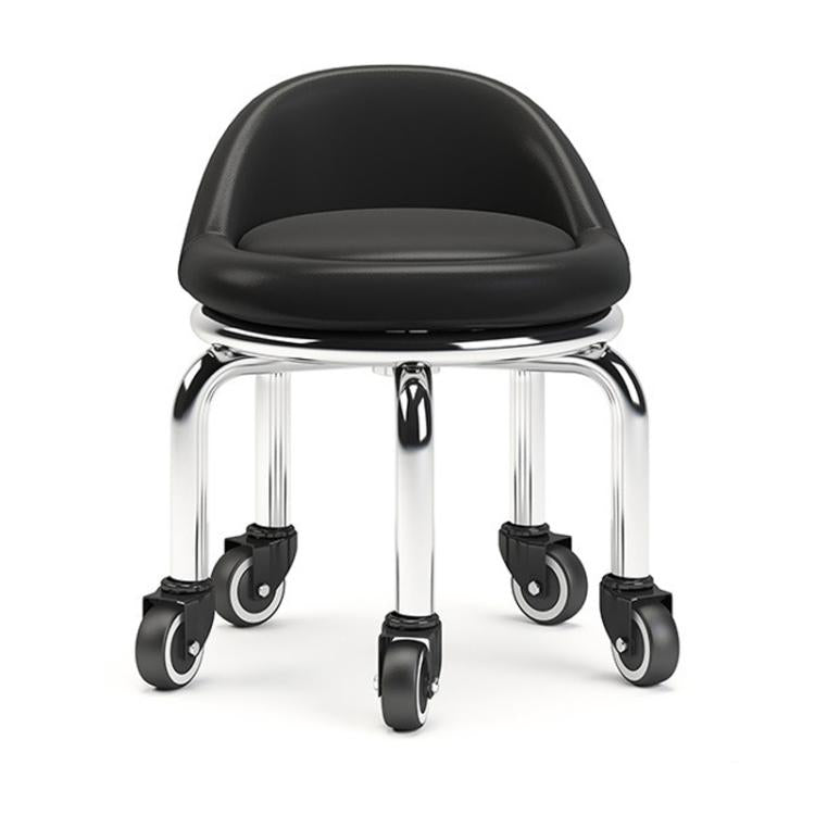 Sgabello basso con ruote, piccolo sgabello girevole con ruote, 22cm Ripple Casters Black, 22cm Ripple Casters Red, 22cm Ripple Casters Blue, 22cm Bread Bearing Wheels Black, 22cm Bread Bearing Wheels Brown, 22cm Bread Bearing Wheels Gold               ...