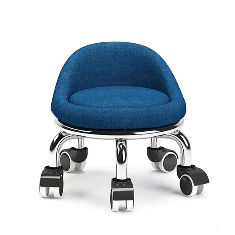 Sgabello basso con ruote, piccolo sgabello girevole con ruote, 22cm Ripple Casters Black, 22cm Ripple Casters Red, 22cm Ripple Casters Blue, 22cm Bread Bearing Wheels Black, 22cm Bread Bearing Wheels Brown, 22cm Bread Bearing Wheels Gold               ...