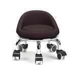 Sgabello basso con ruote, piccolo sgabello girevole con ruote, 22cm Ripple Casters Black, 22cm Ripple Casters Red, 22cm Ripple Casters Blue, 22cm Bread Bearing Wheels Black, 22cm Bread Bearing Wheels Brown, 22cm Bread Bearing Wheels Gold               ...