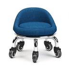 Sgabello basso con ruote, piccolo sgabello girevole con ruote, 22cm Ripple Casters Black, 22cm Ripple Casters Red, 22cm Ripple Casters Blue, 22cm Bread Bearing Wheels Black, 22cm Bread Bearing Wheels Brown, 22cm Bread Bearing Wheels Gold               ...
