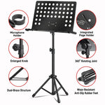 PERSEUS Leggio pieghevole portatile per chitarra e violino, 1.6m Solid Frosted Finish, 1.7m 3-Fold With Bag, 1.75m Bolded Black, 1.75m Bolded Silver, 1.7m Flagship Black, 1.7m Flagship White, 1.75m 2-Layer Flagship, 1.9m Foldable Flagship