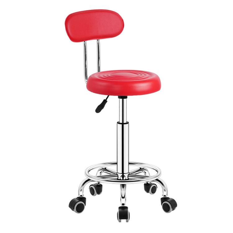 Sgabello da bar girevole regolabile con sistema idraulico e poggiapiedi., 42-54cm Stationary Glides Black, 42-54cm Stationary Glides Red, 42-54cm Stationary Glides Blue, 45-57cm Swivel Casters Black, 45-57cm Swivel Casters Black Red                    ...