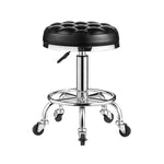 Sgabello da bar girevole regolabile con sistema idraulico e poggiapiedi., 42-54cm Stationary Glides Black, 42-54cm Stationary Glides Red, 42-54cm Stationary Glides Blue, 45-57cm Swivel Casters Black, 45-57cm Swivel Casters Black Red                    ...