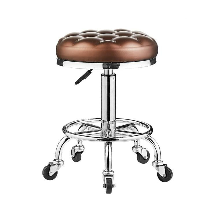 Sgabello da bar girevole regolabile con sistema idraulico e poggiapiedi., 42-54cm Stationary Glides Black, 42-54cm Stationary Glides Red, 42-54cm Stationary Glides Blue, 45-57cm Swivel Casters Black, 45-57cm Swivel Casters Black Red                    ...