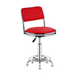 Sgabello da bar girevole regolabile con sistema idraulico e poggiapiedi., 42-54cm Stationary Glides Black, 42-54cm Stationary Glides Red, 42-54cm Stationary Glides Blue, 45-57cm Swivel Casters Black, 45-57cm Swivel Casters Black Red                    ...