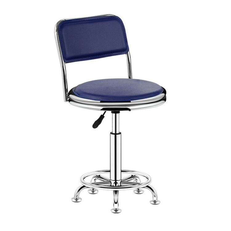 Sgabello da bar girevole regolabile con sistema idraulico e poggiapiedi., 42-54cm Stationary Glides Black, 42-54cm Stationary Glides Red, 42-54cm Stationary Glides Blue, 45-57cm Swivel Casters Black, 45-57cm Swivel Casters Black Red                    ...