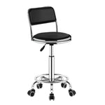 Sgabello da bar girevole regolabile con sistema idraulico e poggiapiedi., 42-54cm Stationary Glides Black, 42-54cm Stationary Glides Red, 42-54cm Stationary Glides Blue, 45-57cm Swivel Casters Black, 45-57cm Swivel Casters Black Red                    ...