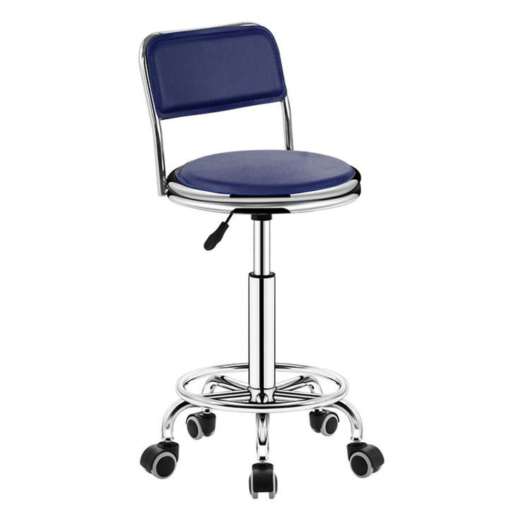 Sgabello da bar girevole regolabile con sistema idraulico e poggiapiedi., 42-54cm Stationary Glides Black, 42-54cm Stationary Glides Red, 42-54cm Stationary Glides Blue, 45-57cm Swivel Casters Black, 45-57cm Swivel Casters Black Red                    ...