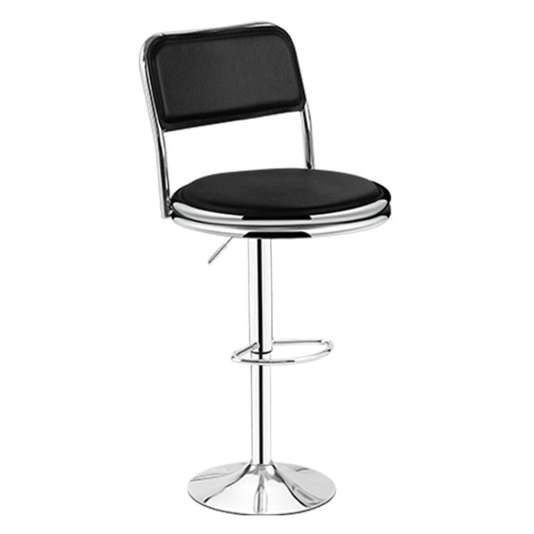 Sgabello da bar girevole regolabile con sistema idraulico e poggiapiedi., 42-54cm Stationary Glides Black, 42-54cm Stationary Glides Red, 42-54cm Stationary Glides Blue, 45-57cm Swivel Casters Black, 45-57cm Swivel Casters Black Red                    ...