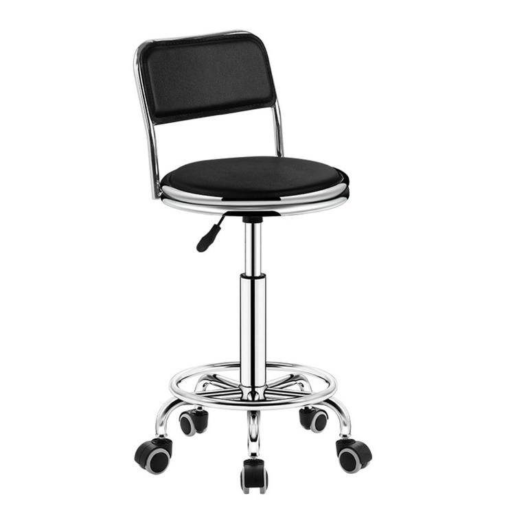 Sgabello da bar girevole regolabile con sistema idraulico e poggiapiedi., 42-54cm Stationary Glides Black, 42-54cm Stationary Glides Red, 42-54cm Stationary Glides Blue, 45-57cm Swivel Casters Black, 45-57cm Swivel Casters Black Red                    ...