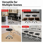 Sgabello da bar girevole regolabile con sistema idraulico e poggiapiedi., 42-54cm Stationary Glides Black, 42-54cm Stationary Glides Red, 42-54cm Stationary Glides Blue, 45-57cm Swivel Casters Black, 45-57cm Swivel Casters Black Red                    ...